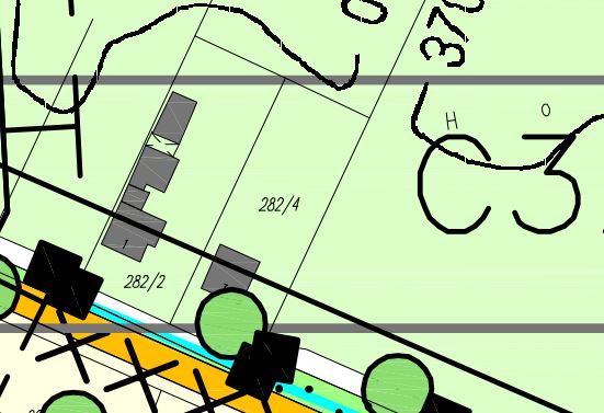 Auszug Flächennutzungsplan Karlskron: Fl-Nr.282/4 - Hauptstraße 3