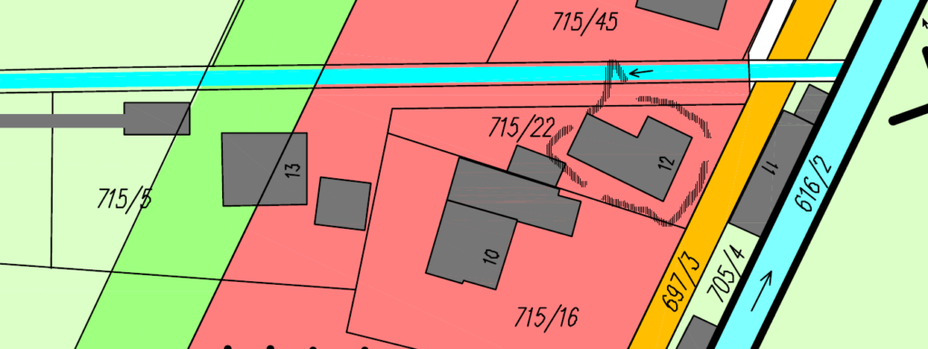 Auszug Flächennutzungsplan Karlskron: Fl-Nr.715/5, Eicherstraße 13