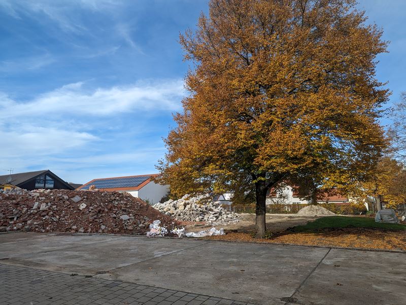 Baustelle Kindergarten Haus Sonnenschein - November 2023